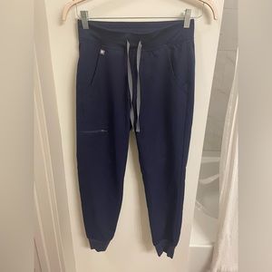 Figs navy scrub pants joggers